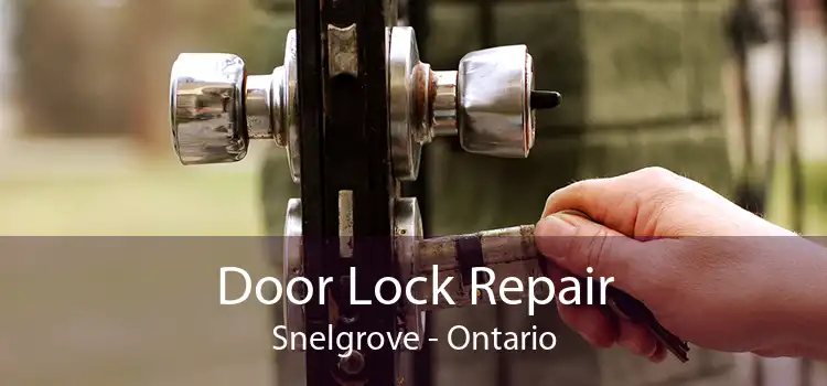 Door Lock Repair Snelgrove - Ontario