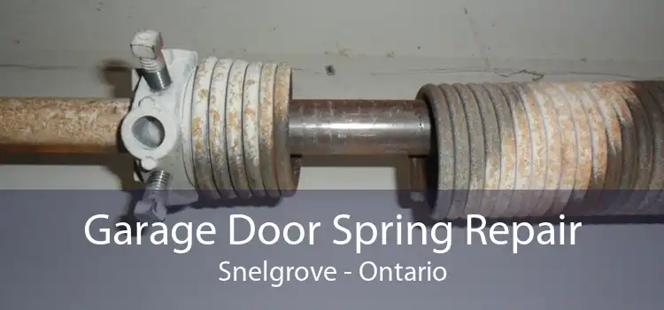 Garage Door Spring Repair Snelgrove - Ontario