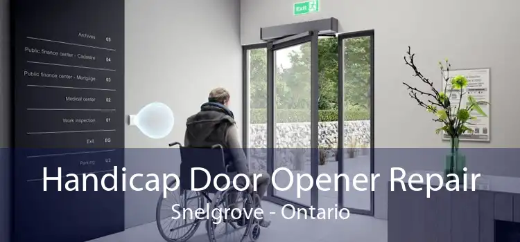 Handicap Door Opener Repair Snelgrove - Ontario