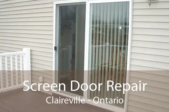 Screen Door Repair Claireville - Ontario