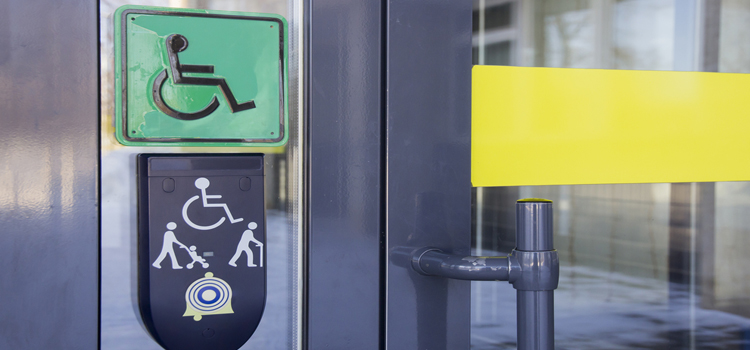 automatic handicap door opener in Snelgrove