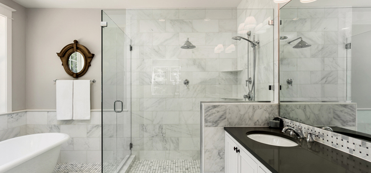bathroom shower door installation in Castlemore
